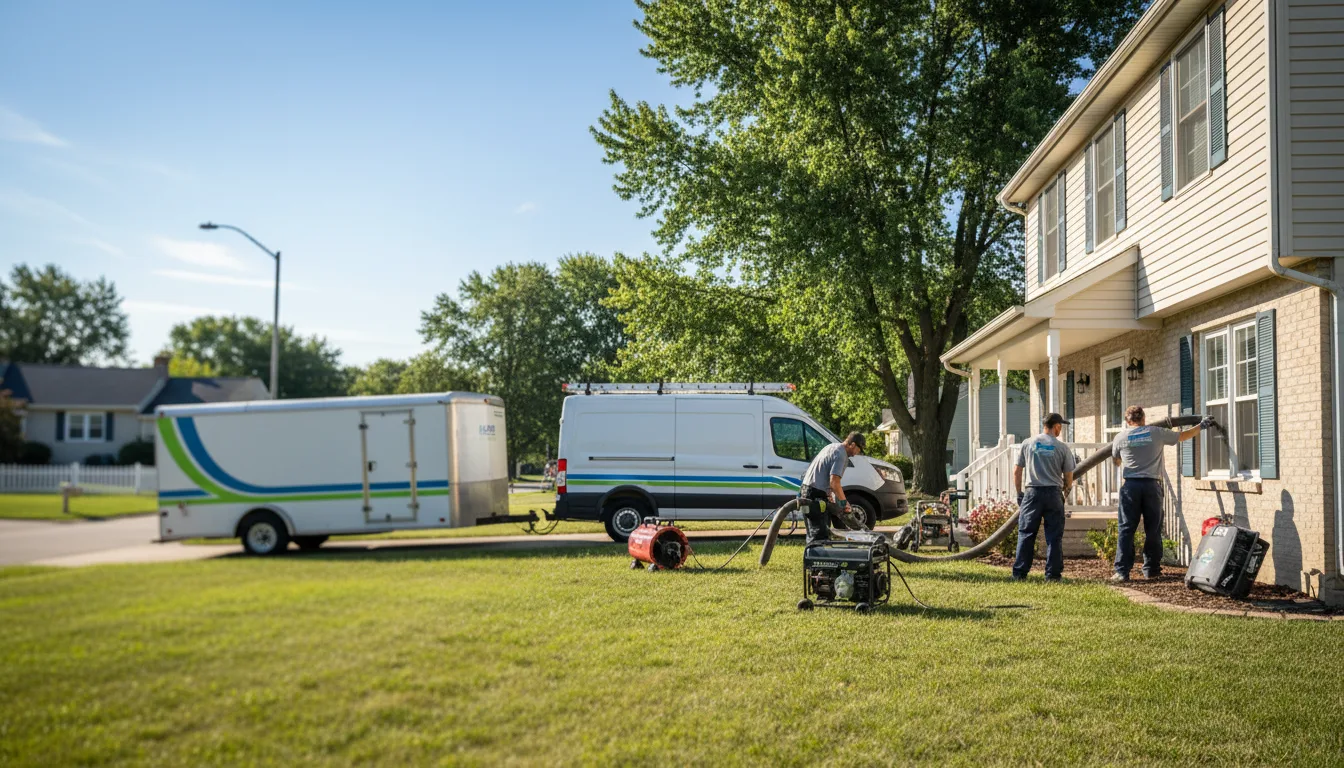 Flooded Basement Restoration And Cleanup With Repair in Barling, AR near me